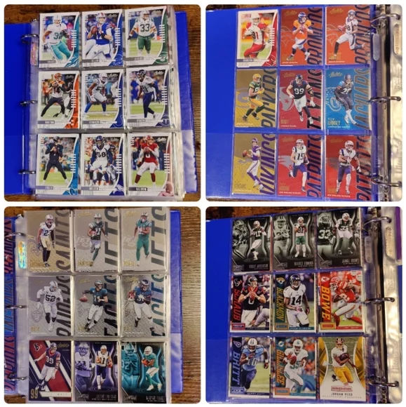 Panini Donruss Football Card Collection In Collector's Album Stars-RC 40 Pages